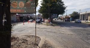 Cierran Benjamín Hill en tramo desde calle Felipe Ángeles a la Heraclio Bernal