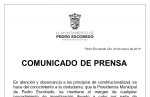 Amarildo Bárcenas al margen de cualquier procedimiento en contra de Romualdo Araujo
