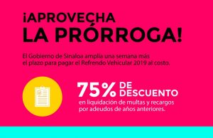 Dan una semana de prórroga en pagos de impuestos vehículares