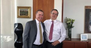 Quirino Ordaz se reúne con Marcelo Ebrard y Manuel Bartlett