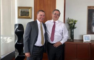 Quirino Ordaz se reúne con Marcelo Ebrard y Manuel Bartlett