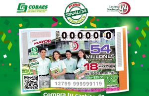 Distinguen a COBAES con cachito de la Lotería Nacional