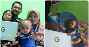 Le ponen ‘Google’ al niño… Pareja de indonesia nombra a su hijo como el buscador de internet