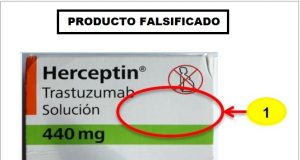 Alertan sobre falsificación de medicamento para cáncer: Herceptin (Trastuzumab)