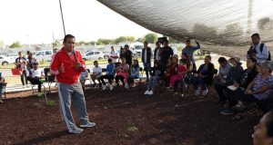 Rehabilitan espacio deportivo en Rancho San Pedro