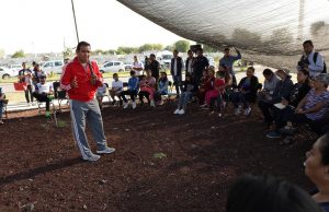 Rehabilitan espacio deportivo en Rancho San Pedro