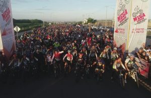Estrenan con mega-rodada ciclista ampliación Imala-Culiacán