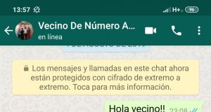Whatsapp tiene un nuevo reto: “Mi vecino de número”