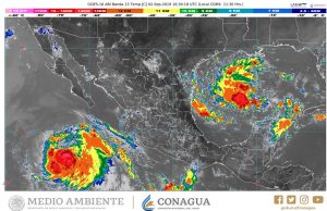 Estas son las tormentas cercanas a las costas mexicanas