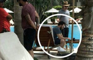 El “Capitán América” hospedado en Nuevo Vallarta y anunciando leche mexicana