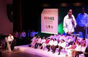 Se reúne plana mayor del PRI en informe de legisladores