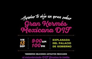 Invitan a Kermés Mexicana a beneficio del albergue del Hospital Pediátrico