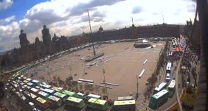 Se manifiestan transportistas en CDMX, piden aumento a la tarifa