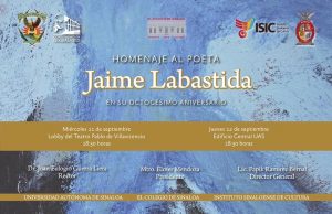 Honrarán al poeta Jaime Labastida en su 80º aniversario de vida