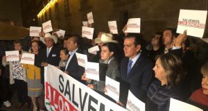 Se roció gas en protesta de alcaldes porque se consideró una amenza: López Obrador