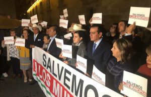 Se roció gas en protesta de alcaldes porque se consideró una amenza: López Obrador