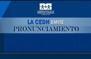 Pronunciamiento de la CEDH de Sinaloa
