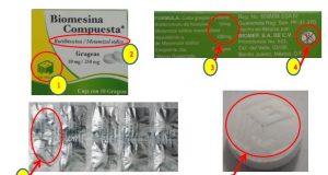 Alertan sobre la falsificación del medicamento Biomesina Compuesta