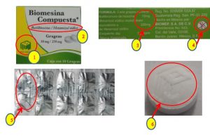 Alertan sobre la falsificación del medicamento Biomesina Compuesta