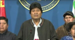 Renuncia Evo Morales a la Presidencia de Bolivia
