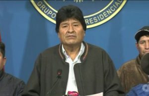 Renuncia Evo Morales a la Presidencia de Bolivia