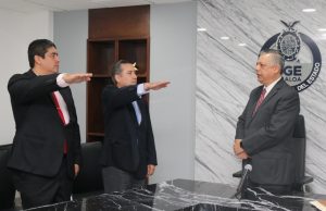 Cruz Alejandro Flores Salazar rinde protesta como titular de la Fiscalía Especializada en Atención de Delitos Electorales