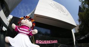 Muñeca indígena Lele encabeza muestra gastronómica y cultural en el Senado mexicano