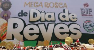 Invitan a sinaloenses a disfrutar de la mega rosca de Día de Reyes