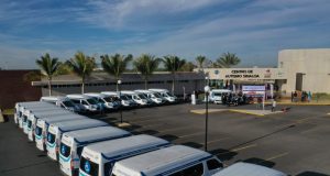 Presentan la ‘Ruta Azul’, el transporte para que personas con discapacidad acudan a su centro de terapia