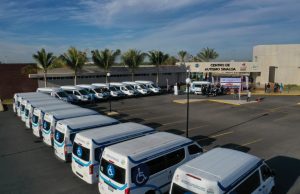 Presentan la ‘Ruta Azul’, el transporte para que personas con discapacidad acudan a su centro de terapia