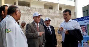 Realiza Rector con Jesús Vizcarra recorrido por obras en construcción en la UAS