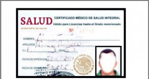Certificado de salud integral