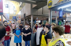 COEPRISS capacita a locatarios del Mercado Garmendia, Pino Suarez y supermercados sobre Covid-19