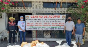 Apoyan a músicos de Culiacán y Guamúchil con despensas; están en crisis por el coronavirus
