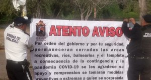 Empresa dona lonas informativas para concientizar a la ciudadanía