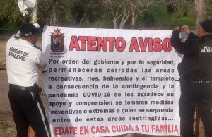 Empresa dona lonas informativas para concientizar a la ciudadanía