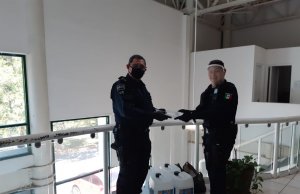 Recibe la SSPyTM donación de material de protección para Covid-19