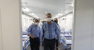 Supervisa el Gobernador módulo hospitalario para pacientes COVID en el HGC