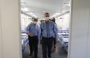 Supervisa el Gobernador módulo hospitalario para pacientes COVID en el HGC