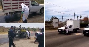 Instala la SSPyTM 4 puntos de sanitización de vehículos en Culiacán