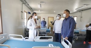 Entrega Gobernador nuevo Centro Hospitalario COVID en Los Mochis