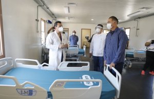 Entrega Gobernador nuevo Centro Hospitalario COVID en Los Mochis