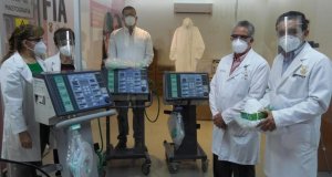Recibe el CIDOCS ventiladores respiratorios y equipo de protección