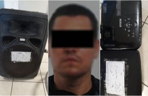 Lo atrapa la policía mientras robaba una escuela primaria en Culiacán