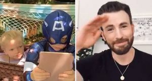 Chris Evans envía mensaje a niño que salvó a su hermanita del ataque de un perro