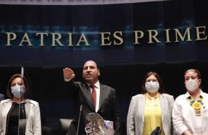 Eduardo Ramírez es presidente de la Mesa Directiva del Senado; Imelda Castro es vicepresidenta