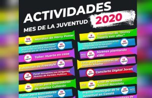 Aquí el calendario de actividades por el Día Internacional de la Juventud