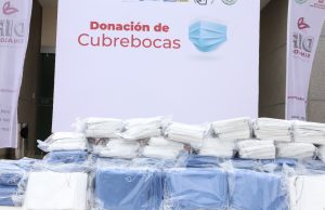 Dona empresa 50 mil cubrebocas para chóferes del transporte público