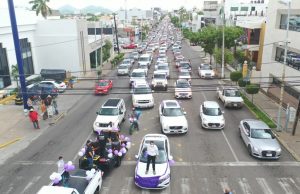 Con mega-caravana celebra PAS respaldo a iniciativa para uso obligatorio de cubrebocas