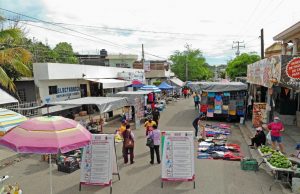 Supervisan aplicación de medidas preventivas en tianguis Laureles Pinos